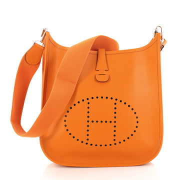 Hermes Evelyne Crossbody Gen I Epsom PM Orange 3338532