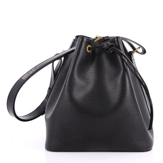 Louis Vuitton Petit Noe Handbag Epi Leather Black 3340701