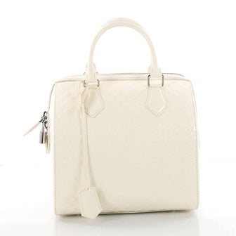 Louis Vuitton Speedy Cube Bag Damier Facette MM White 3341801