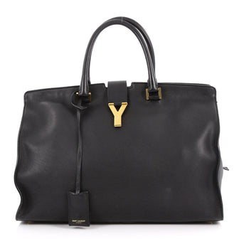 Saint Laurent Classic Y Cabas Leather Large Black 3344801