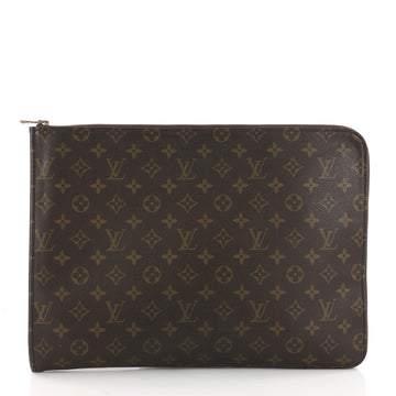 Louis Vuitton Poche Documents Monogram Canvas Brown 3346202