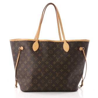 Louis Vuitton Neverfull Tote Monogram Canvas MM Brown 3346206