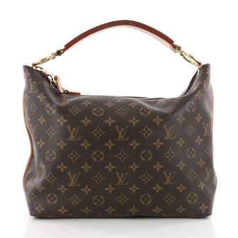 Louis Vuitton Sully Handbag Monogram Canvas PM Brown 3348201