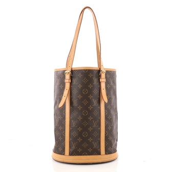 Louis Vuitton Bucket Bag Monogram Canvas GM Brown 3352605