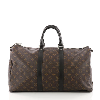 Louis Vuitton Keepall Bandouliere Bag Macassar Monogram 3352702