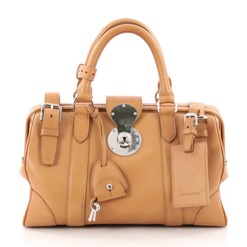 Ralph Lauren Collection Ricky Top Handle Bag Leather Brown 3354402