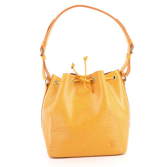 Louis Vuitton Petit Noe Handbag Epi Leather Yellow 3357402