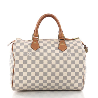 Louis Vuitton Speedy Handbag Damier 30 White 3358302