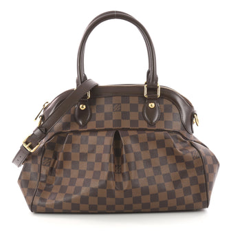 Louis Vuitton Trevi Handbag Damier PM Brown 3358403