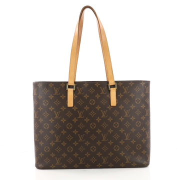 Louis Vuitton Luco Handbag Monogram Canvas Brown 3360504