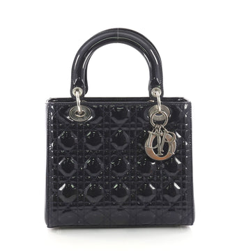 Christian Dior Lady Dior Handbag Cannage Quilt Patent 3366803