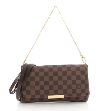 Louis Vuitton Favorite Handbag Damier MM Brown 3367801