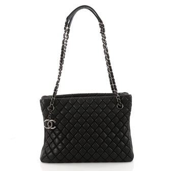 Chanel New Bubble Tote Quilted Calfskin Small Black 3370201