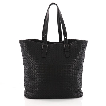 Bottega Veneta Belted Tote Intrecciato Nappa Large Black 3370202