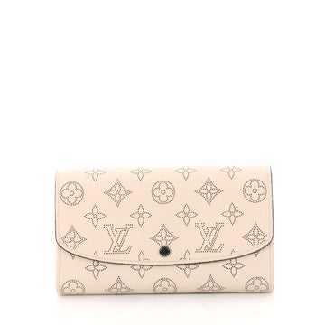 Louis Vuitton Iris Wallet NM Mahina Leather White 3371502