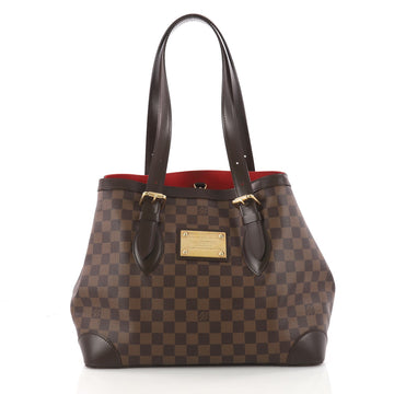 Louis Vuitton Hampstead Handbag Damier MM Brown 3371801