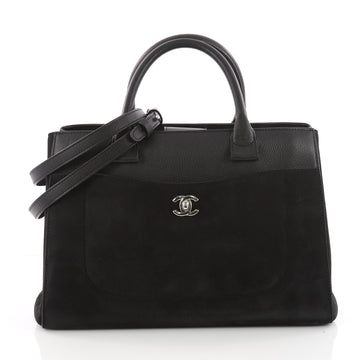 Chanel Neo Executive Tote Nubuck and Leather Medium Black 3372501