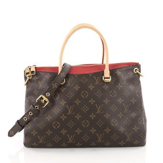Pallas leather satchel Louis Vuitton Brown in Leather - 33762313