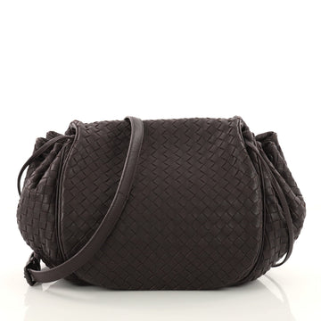 Bottega Veneta Flap Messenger Bag Intrecciato Nappa Medium 