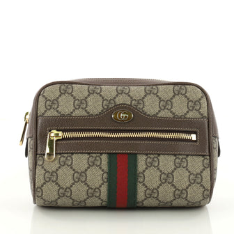 Gucci Ophidia Belt Bag GG Coated Canvas Small Brown 3375502