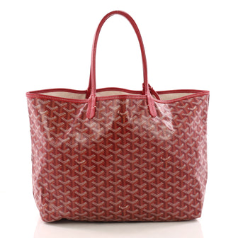 Goyard St. Louis Tote Coated Canvas PM Red 3376402