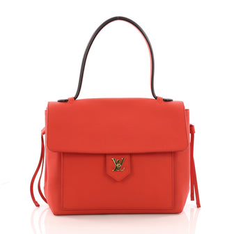 Louis Vuitton Lockme Handbag Leather PM Red 3376602