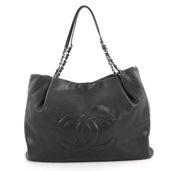 Chanel Timeless Chain Tote Caviar Large Black 3377101