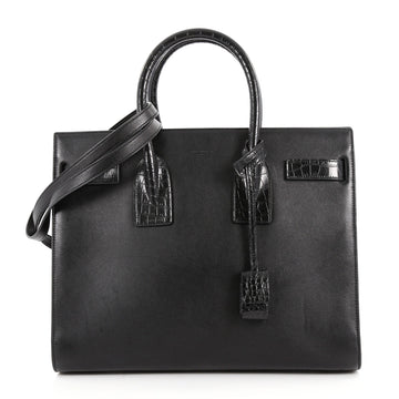 Saint Laurent Sac de Jour NM Handbag Crocodile Embossed 3377602