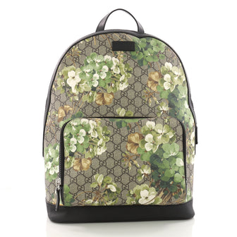Gucci Zip Pocket Backpack Blooms Print GG Coated Canvas 3378502