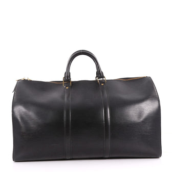 Louis Vuitton Keepall Bag Epi Leather 55 Black 3379403