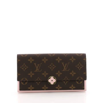 Louis Vuitton Flore Wallet Monogram Canvas Brown 3379802