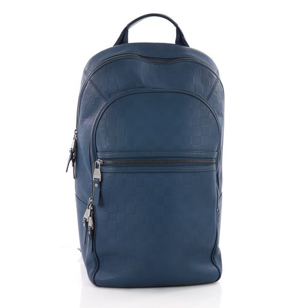 louis vuitton blue michael backpack NM Damier Infini Leather 3380412 Color:BIRCH grey-backpacks Vuitton Palm Spring Black and a duo flat
