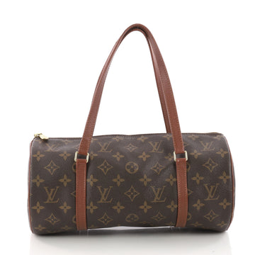 Louis Vuitton Papillon Handbag Monogram Canvas 30 Brown 3381401