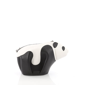Loewe Panda Crossbody Bag Leather Mini Black 3383301