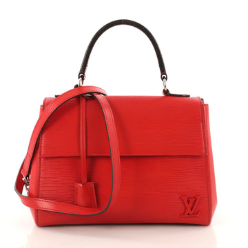 Louis Vuitton Cluny Top Handle Bag Epi Leather BB Red 3384702