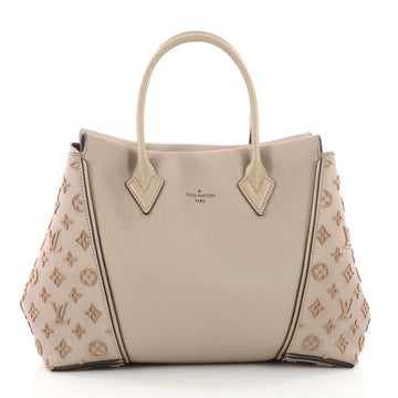 Louis Vuitton W Tote Veau Cachemire Calfskin PM Brown 3385902