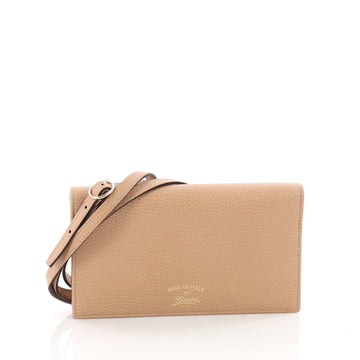 Gucci Swing Wallet on Strap Leather Neutral 3388702