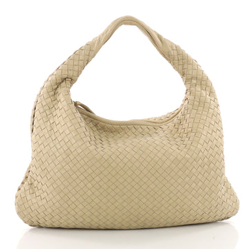 Bottega Veneta Veneta Hobo Intrecciato Nappa Large Green 3389201