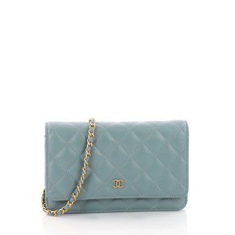 Chanel Wallet on Chain Quilted Caviar Blue 3392302