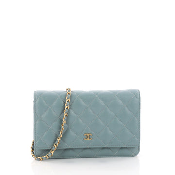 Chanel Wallet on Chain Quilted Caviar Blue 3392302