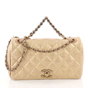 Chanel Pondichery Flap Bag Quilted Aged Calfskin Medium 3394702