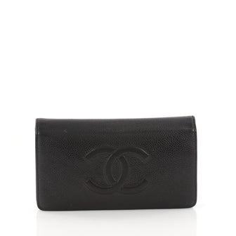 Chanel Timeless L-Yen Wallet Caviar Long Black 3395601
