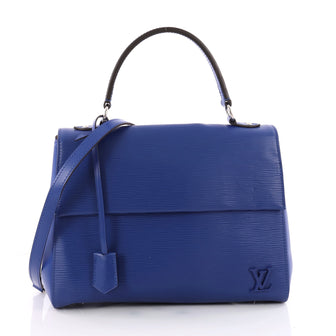 Louis Vuitton Cluny Top Handle Bag Epi Leather BB Blue 3396102