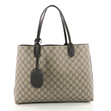 Gucci Reversible Tote GG Print Leather Medium Black 3396402