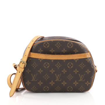 Louis Vuitton Blois Handbag Monogram Canvas Brown 3397002