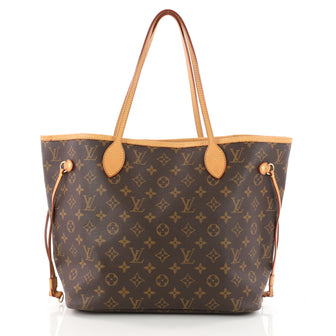 Louis Vuitton Neverfull Tote Monogram Canvas MM Brown 3397302