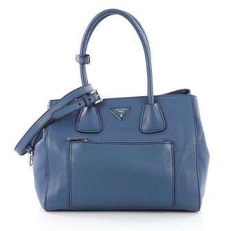 Front Pocket Wing Convertible Tote Vitello Daino