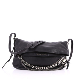 Biker Crossbody Bag Leather Small