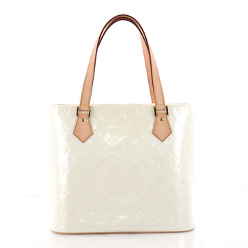 Louis Vuitton Houston Handbag Monogram Vernis White 3398906