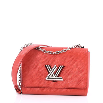 Louis Vuitton Twist Handbag Epi Leather MM Red 3400401
